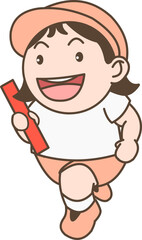 Obraz premium 달리기