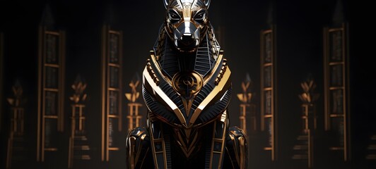 realistic photo of anubis,generative AI