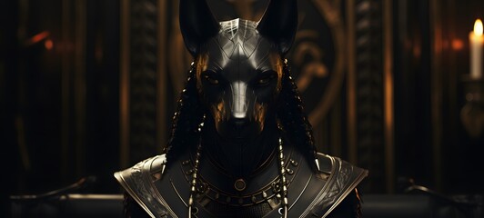 realistic photo of anubis,generative AI