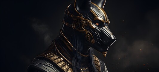 realistic photo of anubis,generative AI