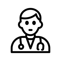 Obraz premium Home Nursing Line Icon of Home Health Aides Icon Set