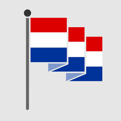 National flag of Netherlands design