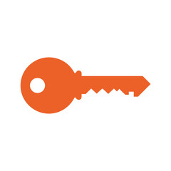 Orange Key Icon