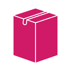 Pink Gift Box Icon