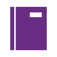 Purple Notebook Icon