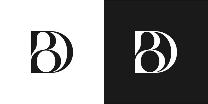 BD Initial Logo Vector Design