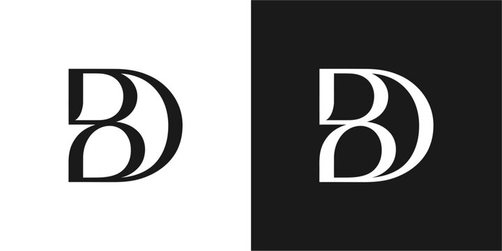 BD Initial Logo Vector Design