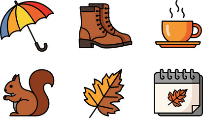 Cozy Autumn Icons Collection