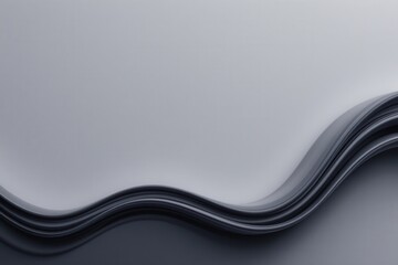 Abstract black and white vector background featuring dynamic waves and modern curved lines, ideal for professional business wallpaper design.