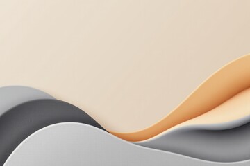 minimal corporate background with neutral color palette, soft abstract curves, and large copy space, designed for business presentations, professional branding, marketing materials.