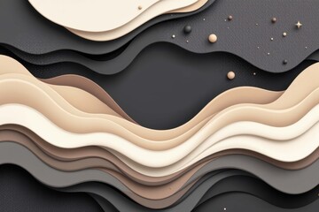 An abstract wave background with flowing lines and vibrant colors, perfect for banners, web layouts, and modern decor.
