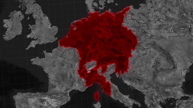 Historical Map of the Roman Empire Animation 1492 AD
