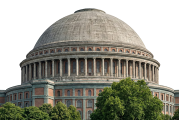 Grand Historic Building with Large Dome and Classical Columns
