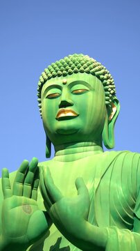 Nagoya Great Buddha Temple (Vertical Footage)