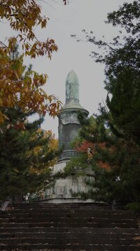Sino-Japanese War Memorial (Vertical Footage)