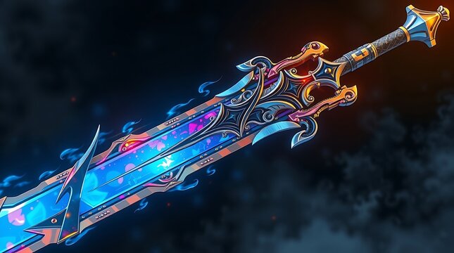 A fantasy great sword
