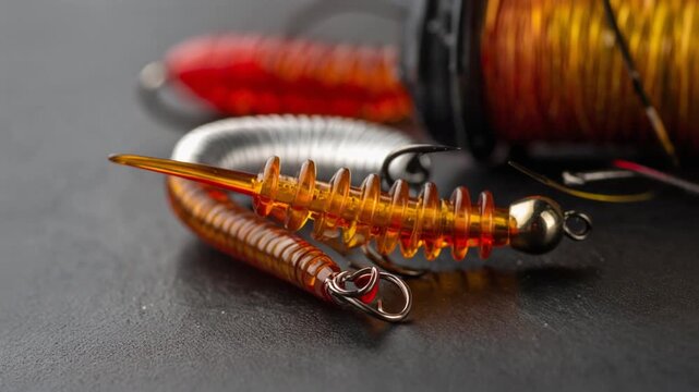 細部まで作り込まれたワーム釣り具が捕食を誘う設計を感じさせる一品