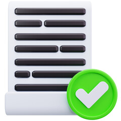 Approved Document Checklist Status