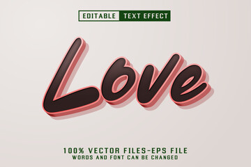 Love 3d Text - Editable Text Effect