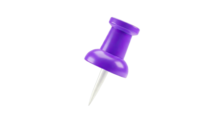 Purple Push Pin