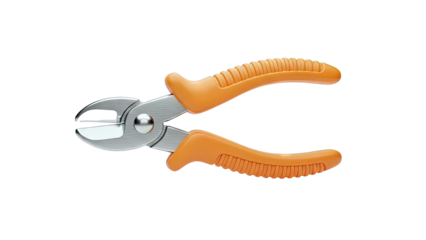 Orange handled wire cutters
