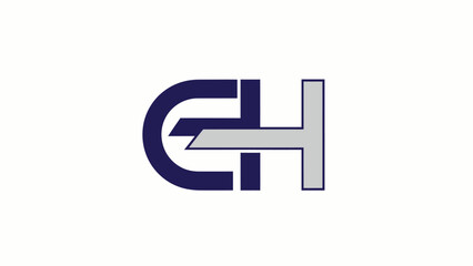 Fototapeta premium Elegant and Modern GH Logo Design for Professional Branding.