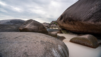 Granite Boulder Landscape on a Similan Islands Beach © Stephen