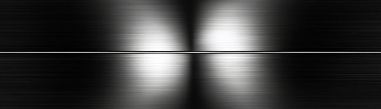 Sleek and modern black and silver metallic textured background for design projects and wallpapers.