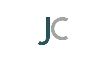 JC logo design, simple and modern, perfect for branding and identity.
