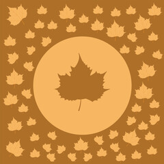 Simple terminalia leaves background 