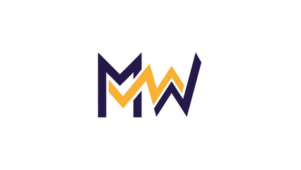 MW logo design representing modern and innovative technology solutions.