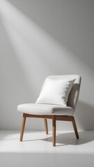 white chair in a room
