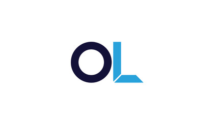 Modern logo design featuring the letters O and L in a minimalist style.