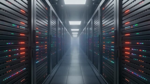 Data Center Server Room Technology Corridor