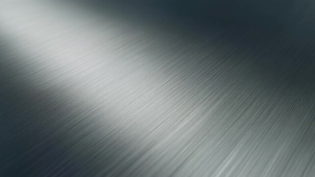 Brushed Metal Surface with Moving Light Reflection