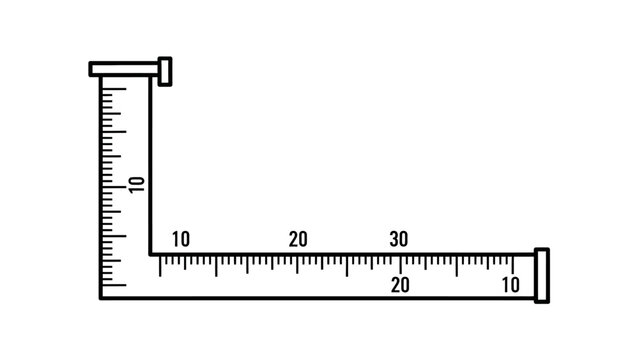 Ruler measurement tool for length.