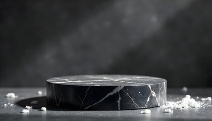 Abstract Minimal Background with Podium and Soft Shadow Lighting