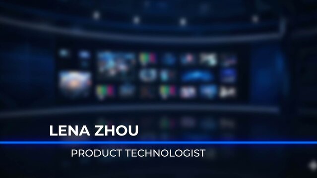 Futuristic Tech Lower Third Title