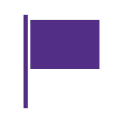 Purple Flag Illustration