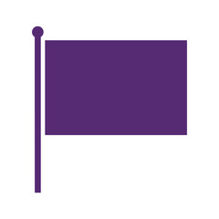 Purple Flag Illustration
