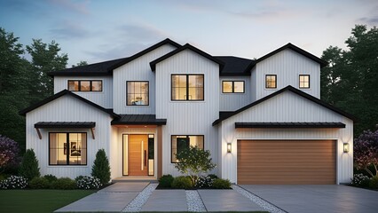 Modern and Stylish House Exteriors  Contemporary, Traditional, and Elegant Designs for Residential Homes