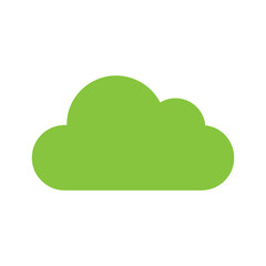 Green Cloud Icon