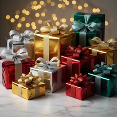 Obraz premium christmas gift box