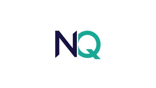 NQ logo design with a modern and professional appearance for branding.