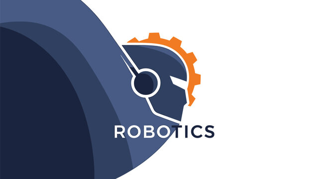 Robotics Logo Design - Modern Tech Icon for Innovation and Future.