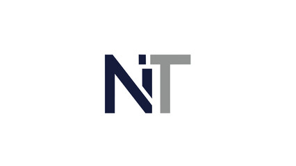 Simple and modern logo design featuring the letters N and T in a minimalist style.