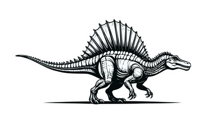 Fototapeta premium Spinosaurus vector Illustration 