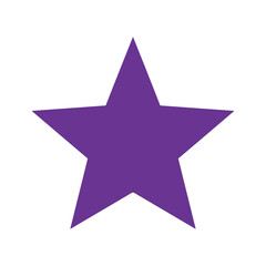 Fototapeta premium Purple Star Icon
