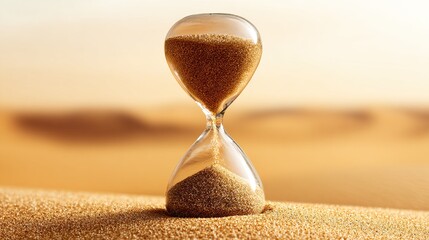 hourglass. Sand dune with hourglass shape formed by wind, warm morning light, desert landscape. travel magazines, destination branding, designed for travel destination branding.