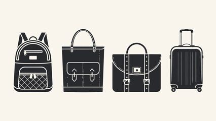 Modern travel luggage and bags for daily use and adventure